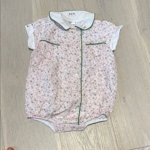 Dondolo Pink Floral Baby Romper